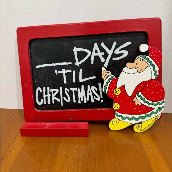 Vintage 1995 days till Christmas sign - Picture 1 of 8